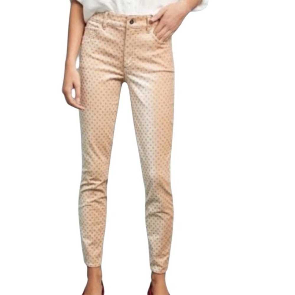 Anthropologie PILCRO Jeans High Rise Skinny Velvet‎ Pants Womens Size 29 Petite